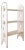 Arts and Crafts Pink Painted Bookshelf With Roycroft Peg Construction For Sale