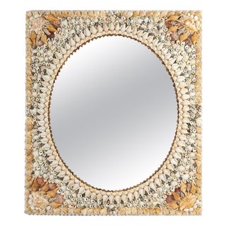20th Century Shell Mirror For Sale