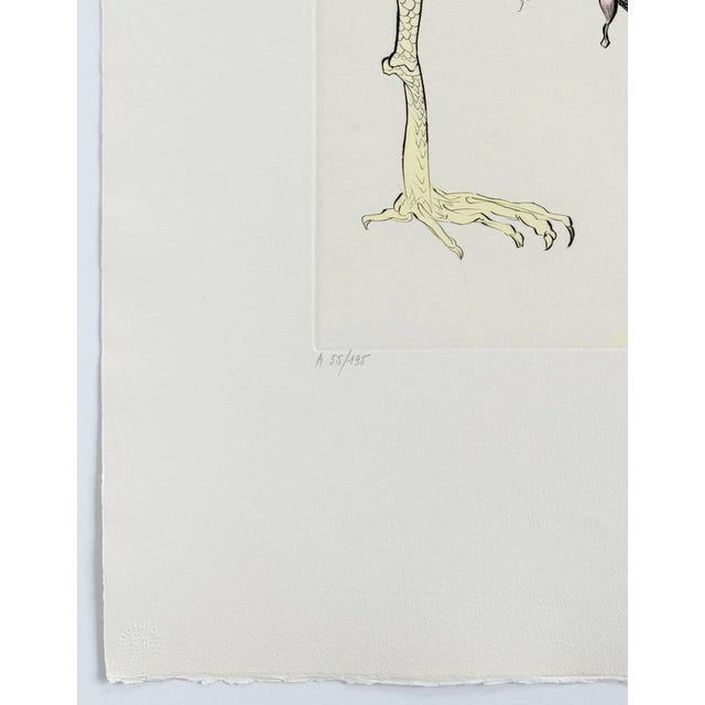 1970s Salvador Dali, Picasso: A Ticket for Glory, 1973, Drypoint Etching with Stencil For Sale - Image 5 of 9