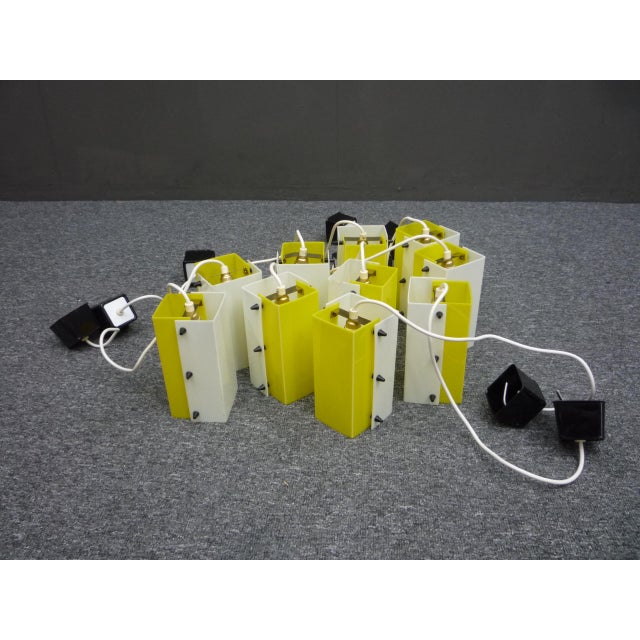 Space Age Acrylic Glass Pendant Lamp, 1950s For Sale - Image 9 of 12