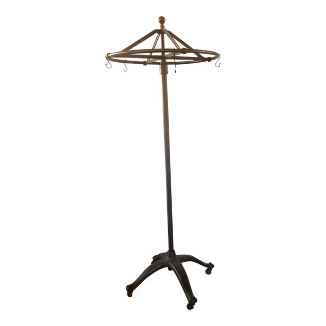 1920s Victorian Clothing Display Carousel Rack | Chairish