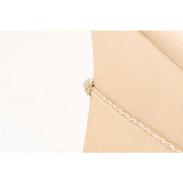 A Pair of Custom-Made Upholstered Armchairs For Sale - Image 4 of 5