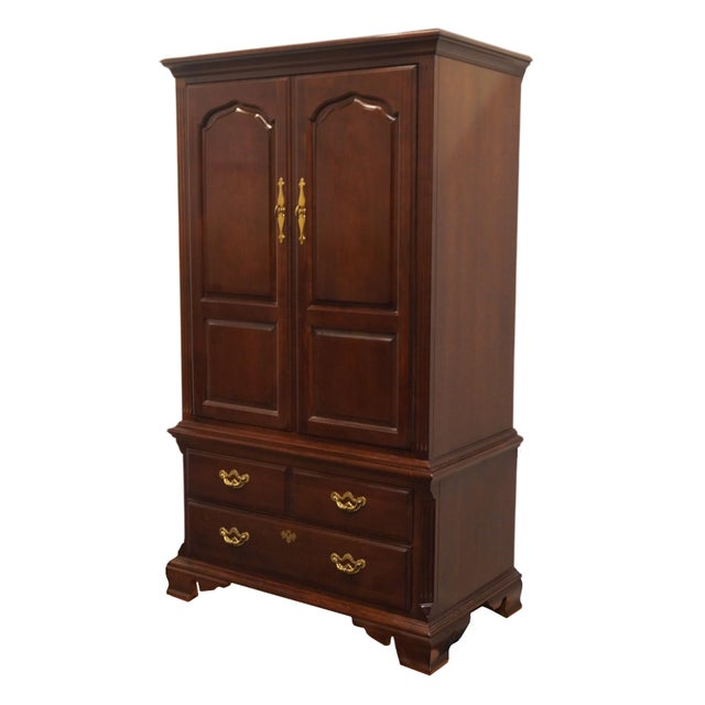 THOMASVILLE FURNITURE Collector's Cherry Traditional Style 40" Media Chest 10111-336 68.75" High 40" Wide 22.5" Deep...