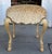 Minton Spidell Designer Hoof Leg Footstool Ottoman. Freshly Upholstered in Nancy Corzine Silk Cut Velvet.