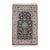Zabihi Collection Silk Warp Green Persian Isfahan Prayer Rug For Sale