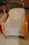 Restoration Hardware Restoration Hardware Picasso Arm Chair & Ottoman Tan/Black Checkered Upholstery For Sale - Image 4 of 18