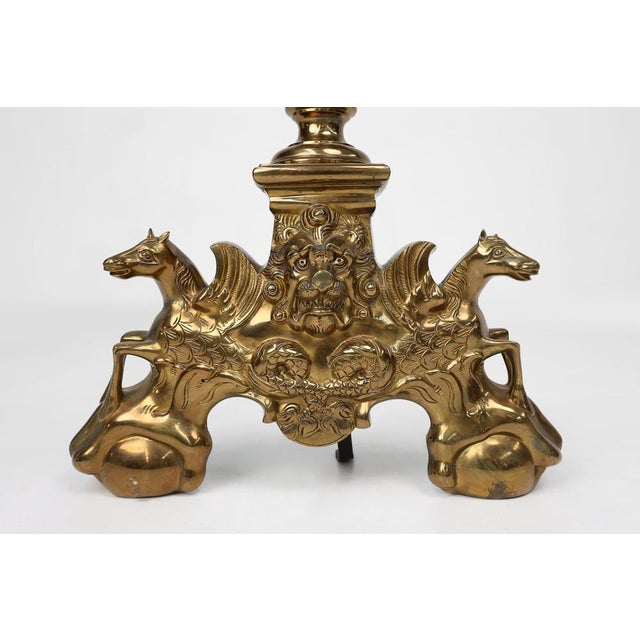Large Vintage Neo-Classical Copper Firebucks, France, 1940, Set of 2 For Sale - Image 3 of 12