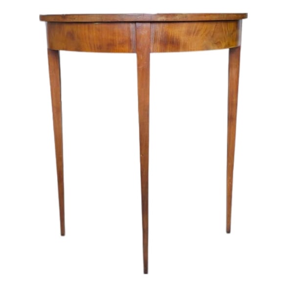 Biedermeier Demi-Lune Console Table, Southern Germany, 1815-1825 For Sale
