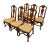 Set of 6 HIBRITEN FURNITURE Italian Neoclassical Tuscan Style Splat Back Dining Side Chairs 637-555 45" High 21" Wide 24"...