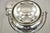 Metal Vintage Fisher K308 Modern Silver Plated Lidded Ice Bucket With Glass Liner For Sale - Image 7 of 10