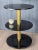 Art Deco Wyman Marble & Brass End Table by Theodore Alexander for Ralph Lauren For Sale - Image 3 of 12