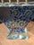 Metal Late 20th Century Signed Uda Yehuda Parmat Studio Art Glass Menorah Iridescent Fused Dreidel For Sale - Image 7 of 17