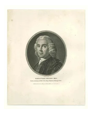 Paton Thomson, Portrait of Alexander Monro, Etching, 1793