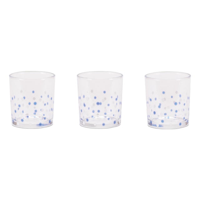 Dotted Glass Votive Candle Holder (Set of 3) For Sale