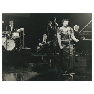 Ella Fitzgerald with Band, 1960s, Photograph For Sale