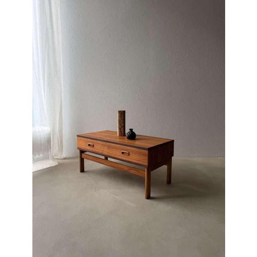 Japandi Lowboard Chest of Drawers in Teak, 1960s For Sale - Image 9 of 10