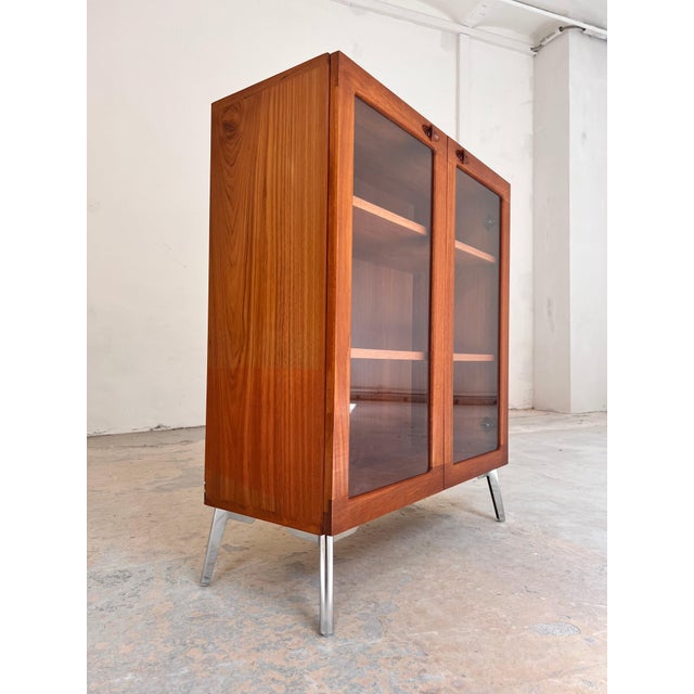 Teak Display Cabinet by H.W. Klein for Bramin For Sale - Image 10 of 11