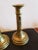 Antique Brass Pushup Candlesticks For Sale In San Antonio - Image 6 of 8