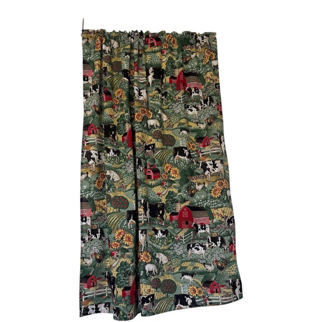 2020s Cow Panel Print 50 Wide X 50 Length Handmade For Sale - Image 5 of 12