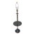 Vintage Mid Century Modern Chrome & Brass Floor Lamp Glass Table Hollywood Regency Faux Bamboo For Sale