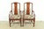 Henredon Hollywood Regency Chinoiserie Sculpted Mahogany Armchairs, Pair For Sale - Image 15 of 15