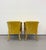 Wood Vintage Cane & Tufted Velvet Barrel Chairs - Pair For Sale - Image 7 of 7