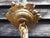 Gold Antique French Cherub Pendant Light in Flying Putti and Glass Flower Shades, 1920s For Sale - Image 8 of 18