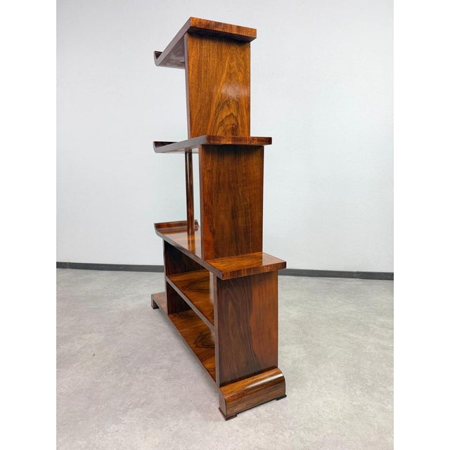 Antique Art Deco Stepped Shelves or Room Dividers, 1940s, Set of 2 For Sale - Image 11 of 13