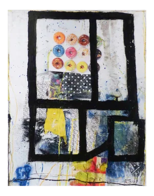 Robert Baribeau "Color Trac #27", Painting