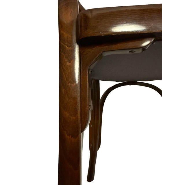 Set of Vienna Secession Armchair with Ottoman by Josef Hoffmann, 1890s For Sale - Image 14 of 18