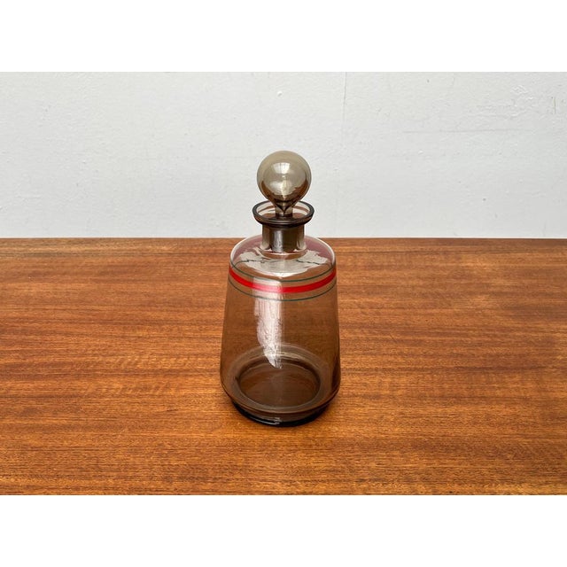 Mid-Century German Glass Carafe, 1960s For Sale - Image 4 of 18
