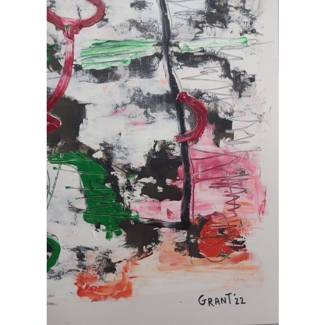 Picasso Style Abstract Figurative Painting by Diane Grant - Unique Piece For Sale - Image 6 of 12