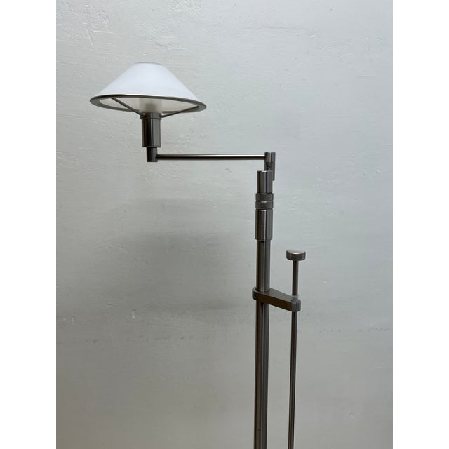 Adjustable Floor Lamp with Swing Arm Marked Holtkotter, 1970s For Sale - Image 13 of 17