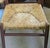 Brown French Country Dining Chairs With Rush Seats For Sale - Image 8 of 9