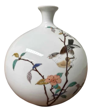 Japanese Ikebana Flower Vase, 1980s