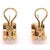 18 Karat Tri-Tone French Back Earrings With Round Diamonds 1.50 TDW, A Pair For Sale - Image 4 of 12