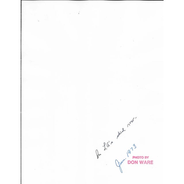 1973 black and white photo by Los Angeles photographer Don Ware of LA's skid row downtown. Title, dated and bearing Ware's...