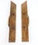 Traditional Pair of Vintage Commercial 15 In. Brass Door Pulls For Sale - Image 3 of 4