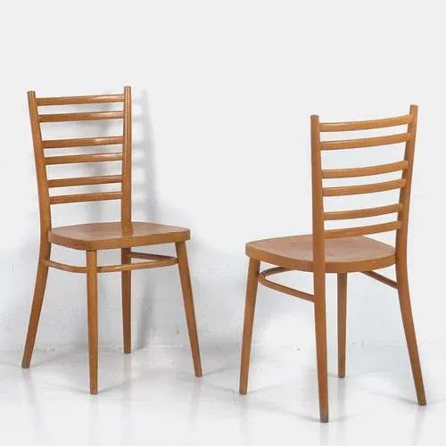 Vintage Dining Chairs, 1950s, Set of 4 For Sale - Image 3 of 9