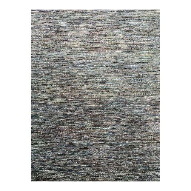 Handwoven Transitional Area Rug 13x24 For Sale