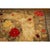 Textile 1880s Beige Floral Classic Folk Art Antique American Hooked Knotted Wool Rug For Sale - Image 7 of 9