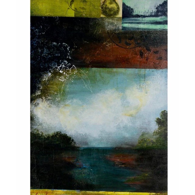 Cheryl Warrick, Abstract Mixed Media Painting African American Woman Artist Cheryl Warrick, 1999 For Sale - Image 15 of 18