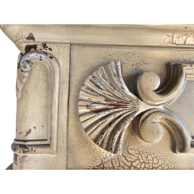 Vintage Hickory Chair Armoire Hutch Cabinet W/ Media, Make-Up or Jewelry Station For Sale - Image 9 of 11