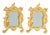 Napoleon III Gilt Bronze Picture Frames, 19th Century, Set of 2 For Sale