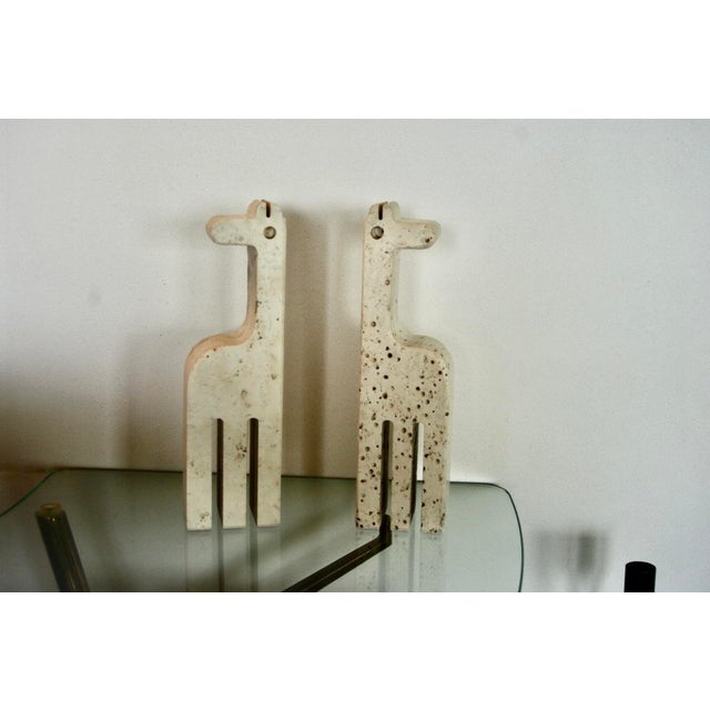 Giraffe Bookends by Enzo Mari for Fratelli Manelli, 1970, Set of 2 For Sale - Image 4 of 10