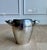 A rare and wonderfully sculptural silver-plated ice bucket by Escapade Paris, dating to the 1970s. Its streamlined, highly...