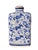 Italian Italian Maiolica Apothecary Jar, Triangular Form, Cobalt Blue & White Pharmacy Vessel For Sale - Image 3 of 6