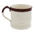 Circa 1805-1810 English Davenport Hunt Motif Stoneware Mug For Sale