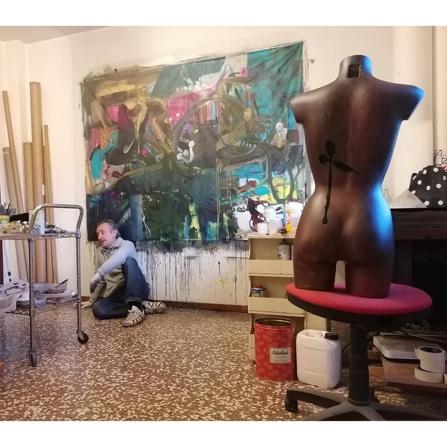 Stefano Mazzolini, Odessa, 2023, Acrylic & Oil on Canvas For Sale - Image 15 of 16