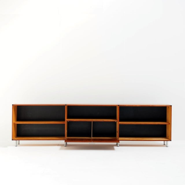 Mid-Century Modern Dutch Made to Measure Sideboard in Teak, 1950s For Sale - Image 9 of 12
